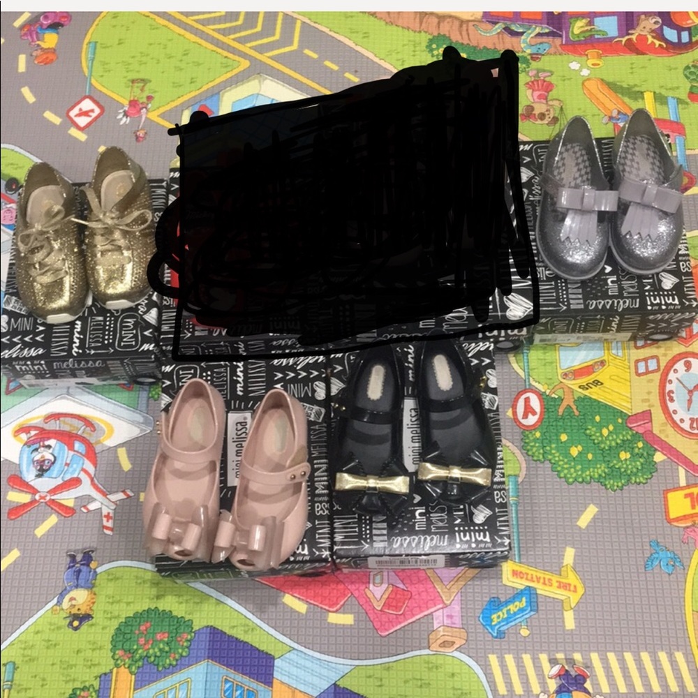 4 pair bundle of mini Melissa